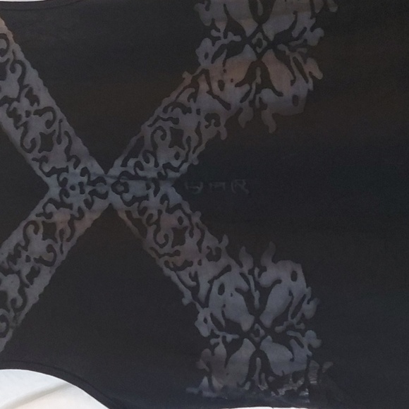 NWT I.AM.GIA Raye Black Sleeveless Burnout Top Lace Size XL - Picture 8 of 11